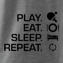Stolný tenis - eat sleep
