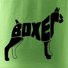 Boxer nápis v tele