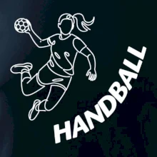 Handball nápis šikmo 1