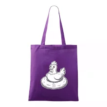 Kurča sediace na bitcoinovom hniezde