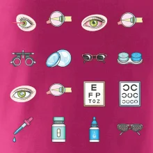 Očný lekár ikony Očný lekár ikony