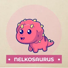 Dinosaurie mená - růžový dinosaurus