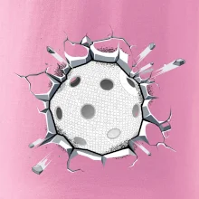 Florbal lopta v triku