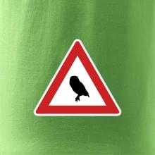 Dopravná značka - Pozor sova