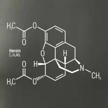 Molekulárna štruktúra Heroín