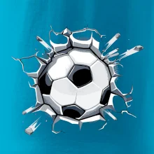 Futbalová lopta v triku Futbalová lopta v triku
