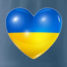Ukrajina srdce vlajka Ukrajina srdce vlajka