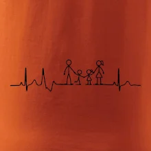 EKG rodina a dievča a chlapec