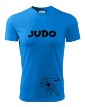 Judo nápis + postavy