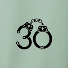 Narodeninové tričko pre policajta - putá 30