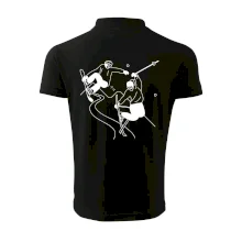 Lyžovanie - kreslené obrázok