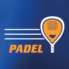 Padel - oranžová raketa
