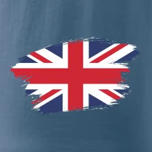 Britská vlajka roztrhaná