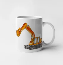 Bager bez nápisu oranžový