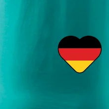 Germany love prso - Nemecká vlajka