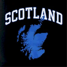 Scotland nápis s mapou Scotland nápis s mapou