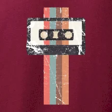 Retro kazeta - pruhy