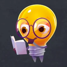 Žiarovka premýšľa nad knihou