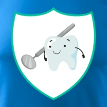 Zúbok na prsníku - zrkadlo