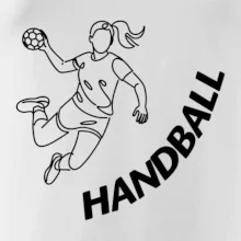 Handball nápis šikmo 1