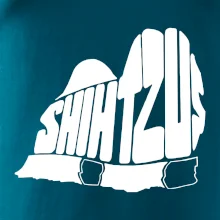 Shih-tzu - nápis v tele Shih-tzu - nápis v tele