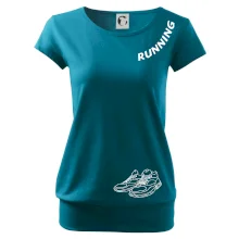 Running nápis šikmo