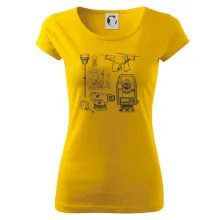 Geodet teodolit dron