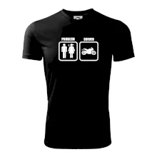 Problém cestná motorka