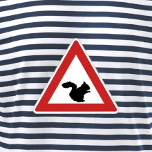 Dopravná značka - Pozor veverička