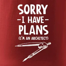 Sorry I have plans - architect