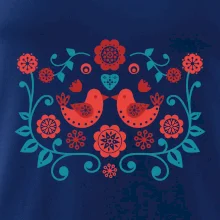 folklór - dva červené vtáčiky