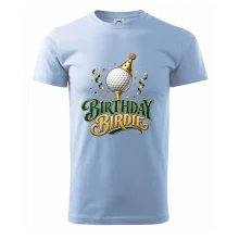 Narozeninové birdie s golfovým míčkem