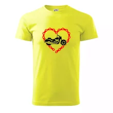 Moto srdce reťaz - chopper