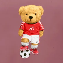 Futbalista medvedík číslo