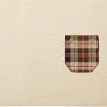 Flanelové triko hnědé