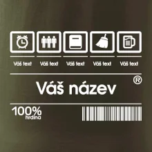 Čárový kód - Vlastní text