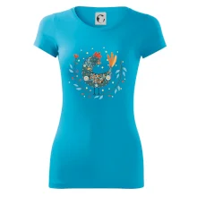 Folklór - sliepky s margarétkami Folklór - sliepky s margarétkami