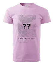 Vaše miesto - vrstevnice v obdĺžniku