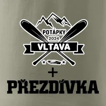 K vode - pádla hory (vlastný nápis) K vode - pádla hory (vlastný nápis)