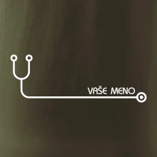 Doktor a sestrička - stetoskop s menom