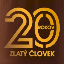 20 rokov zlatý človek