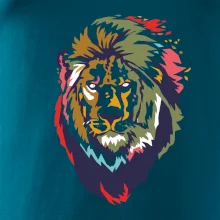 Hlava leva kreslená jednoduchá