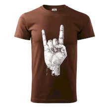 Rocková ruka kreslená