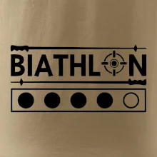 Biathlon terč a hůlky