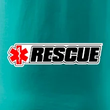 Záchranár rescue kríž červený