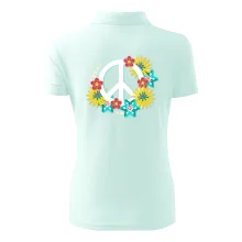 Peace symbol abstraktný