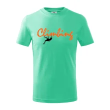 Climbing písací text