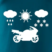 Motorkář za každého počasí - silnice