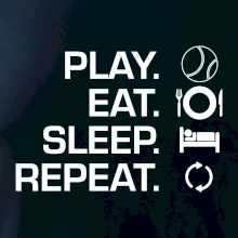 Play Eat Sleep Repeat tenis Play Eat Sleep Repeat tenis