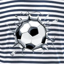 Futbalová lopta v triku Futbalová lopta v triku